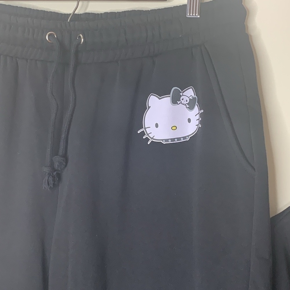 Dolls Kill Hello Kitty 3 Piece Sweatpants Sweatshirt XXL Emily the Strange Tote - Picture 16 of 17